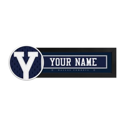 Dallas Cowboys Custom Print Name Plate