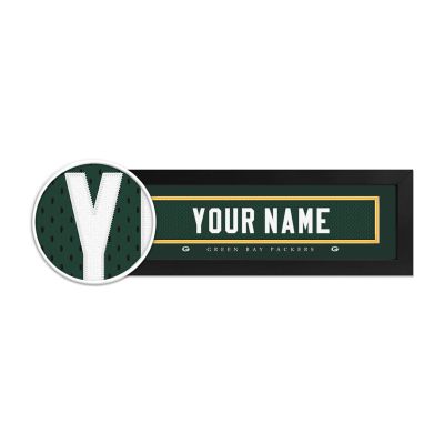 Green Bay Packers Custom Print Name Plate