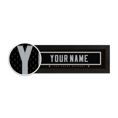 Las Vegas Raiders Custom Print Name Plate