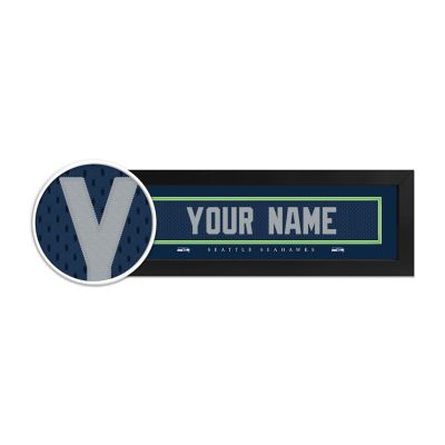 Seattle Seahawks Custom Print Name Plate