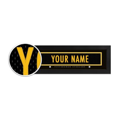 Pittsburgh Steelers Custom Print Name Plate