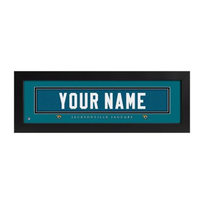 Jacksonville Jaguars Custom Print Name Plate