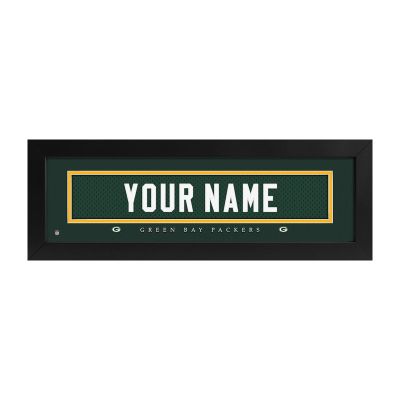 Green Bay Packers Custom Print Name Plate