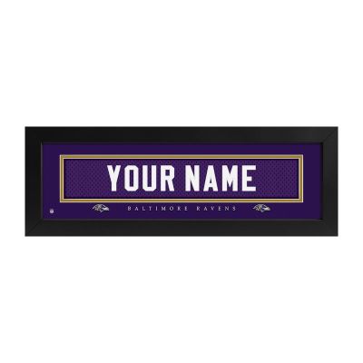 Baltimore Ravens Custom Print Name Plate