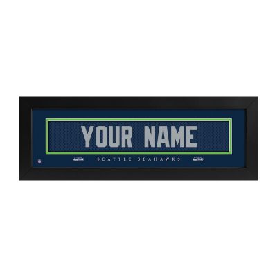 Seattle Seahawks Custom Print Name Plate