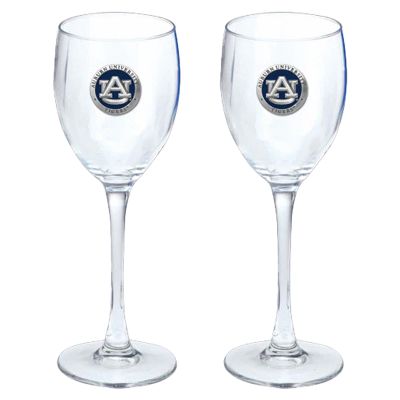 Auburn University Tigers Wine Goblet 15oz Set of 2