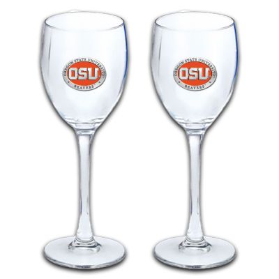 Oregon State University Beavers - Wine Goblet 15oz Set of 2