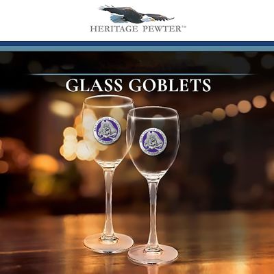 East Carolina University Pirates Wine Goblet 15oz Set of 2
