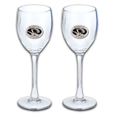 Missouri Tigers - Wine Goblet 15oz Set of 2