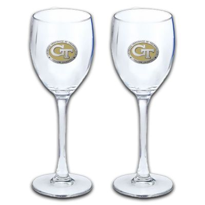 Georgia Tech - Wine Goblet 15oz Set of 2