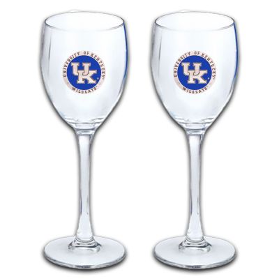 University of Kentucky - Wine Goblet 15oz Set of 2