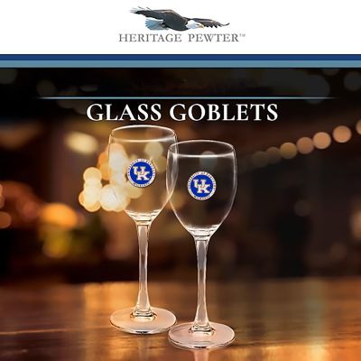 University of Kentucky - Wine Goblet 15oz Set of 2