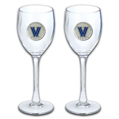 Villanova University Wildcats - Wine Goblet 15oz Set of 2