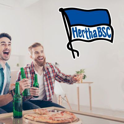 Soccer Wall Decals - Germany Soccer Team Logos - Hertha BSC