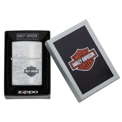 Harley-Davidson Brushed Chrome Lustre - Zippo Lighter