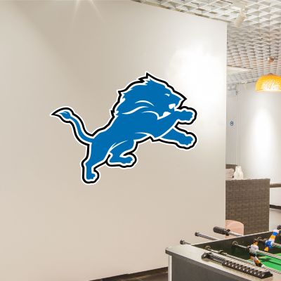 Sports Team Wall Decal - Detroit Lions Football Team Logo