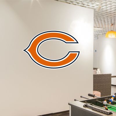 Sports Team Wall Decal - Chicago Bears Football Team Logo