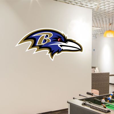 Sports Team Wall Decal - Baltimore Ravens Football Team Logo
