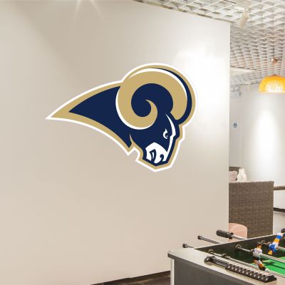 Sports Team Wall Decal - Los Angeles Rams Football Team Logo
