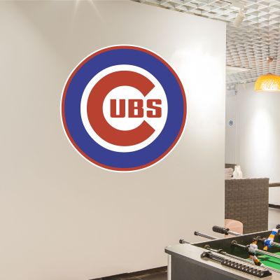 Sports Team Wall Decal - Chicago CUBS Baseball Team Logo