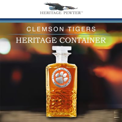 Clemson University Tigers - Heritage Decanter