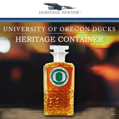 University of Oregon Ducks - Heritage Decanter