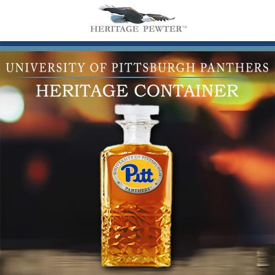 University of Pittsburgh Panthers - Heritage Decanter - Heritage Decanter