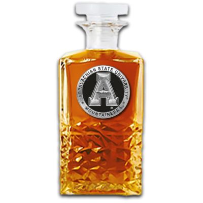 Appalachian State Mountaineers  - Heritage Decanter - Black Medallion