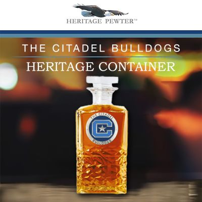 The Citadel Bulldogs - Heritage Decanter