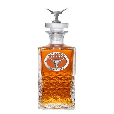 University of Texas Longhorns Heritage Decanter with 3D Topper