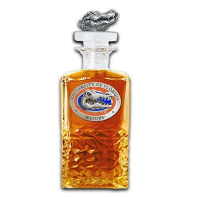 University of Florida Gators Heritage Decanter with 3D Topper