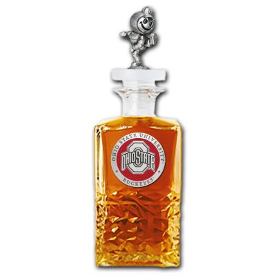 Ohio State Buckeyes Heritage Decanter with 3D Topper