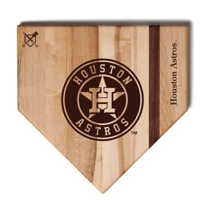 Houston Astros Baseball Home Plate Cutting Board