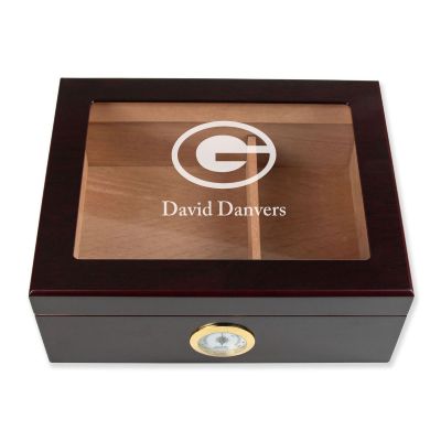 Personalized Cigar Humidor - Green Bay Packers Football Sports Team Logo Design
