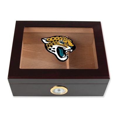 Cigar Humidor - Jacksonville Jaguars Football Full Color Team Logo