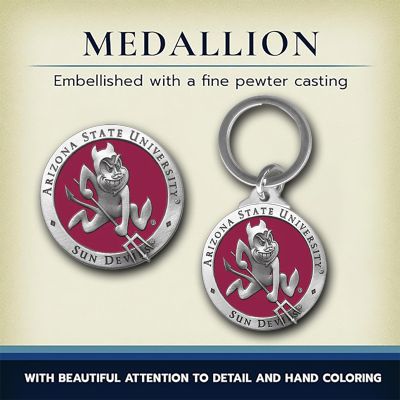 Arizona State-Sparky Logo Keychain