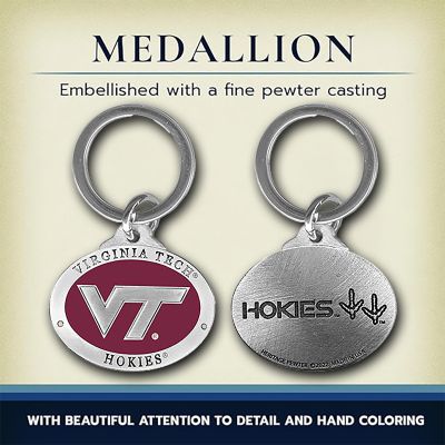 Virginia Tech VT Logo Keychain