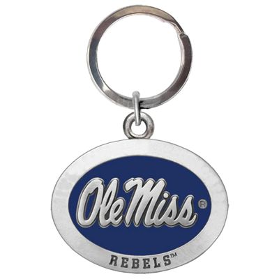 University of Mississippi - Ole Miss Blue Keychain
