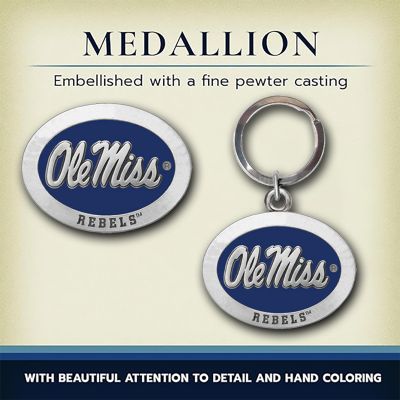 University of Mississippi - Ole Miss Blue Keychain