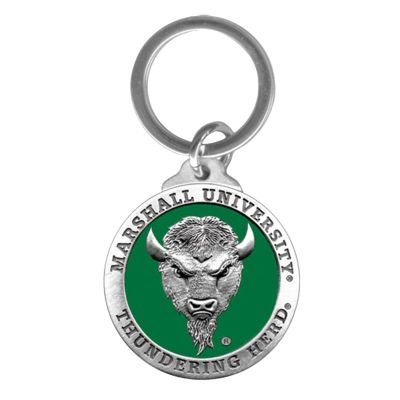 Marshall Thundering Herd Keychain