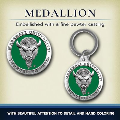 Marshall Thundering Herd Keychain