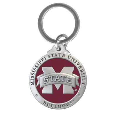 Mississippi State University "M" Logo Keychain