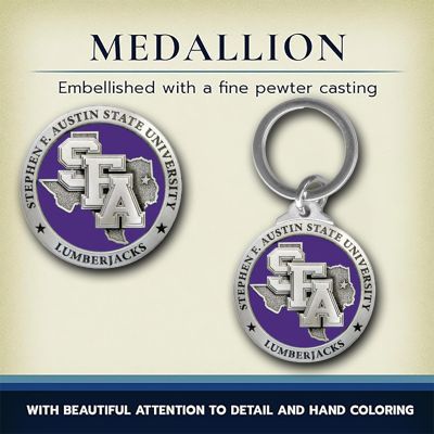 Stephen Austin Lumberjacks Keychain