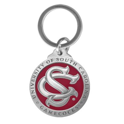 South Carolina Gamecocks SC Logo Keychain
