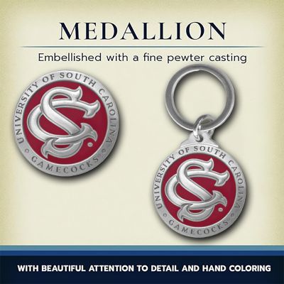 South Carolina Gamecocks SC Logo Keychain