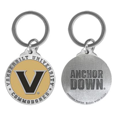 Vanderbilt University Commodores Keychain