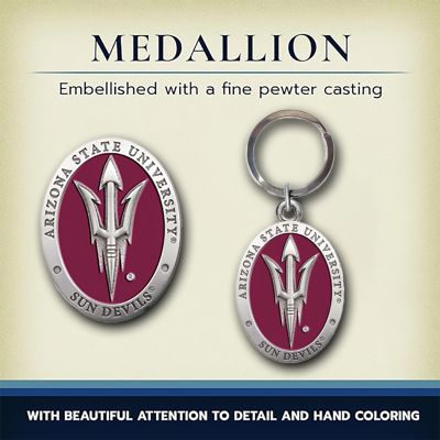 Arizona State-Pitchfork Logo Keychain