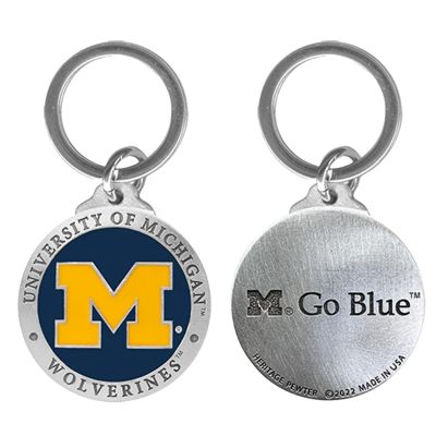 University of Michigan Wolverines Keychain