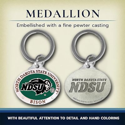 North Dakota State Bison Keychain