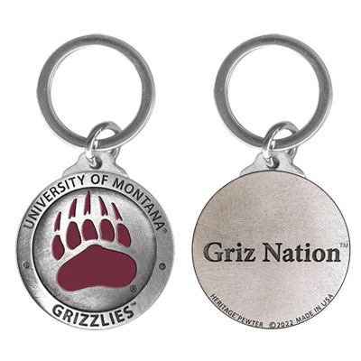 University of Montana Grizzlies Keychain